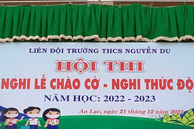 HỘI THI NGHI LỄ CHÀO CỜ-NGHI THỨC ĐỘI NH 2022-2023