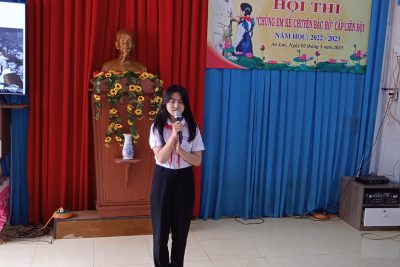 HỘI THI “KỂ CHUYỆN BÁC HỒ” CẤP LIÊN ĐỘI THCS NGUYỄN DU NĂM HỌC 2022-2023