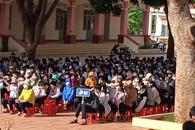 LỄ RA MẮT MÔ HÌNH ĐIỂM” 3 PHÒNG, 3 TÍCH” TẠI TRƯỜNG THCS NGUYỄN DU