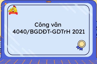 Hướng dẫn thực hiện Chương trình giáo dục năm học 2021-2022