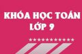 TOÁN 9: PHƯƠNG TRÌNH BẬC 2 MỘT ẨN