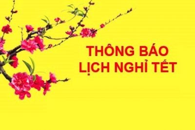 Lịch nghỉ tết Nguyên đán Mậu tuất 2018